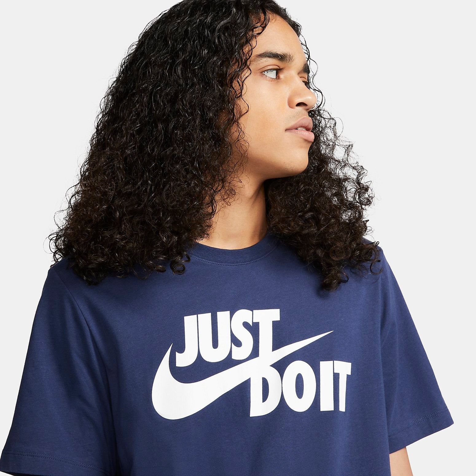 Nike JUST DO IT Logo T-Shirt 'Blue' AR5007-410 - 2