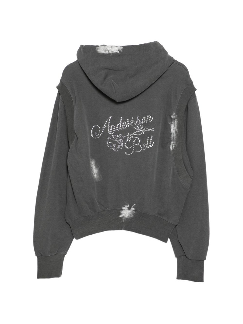 Andersson Bell metallic painted hoodie outlook