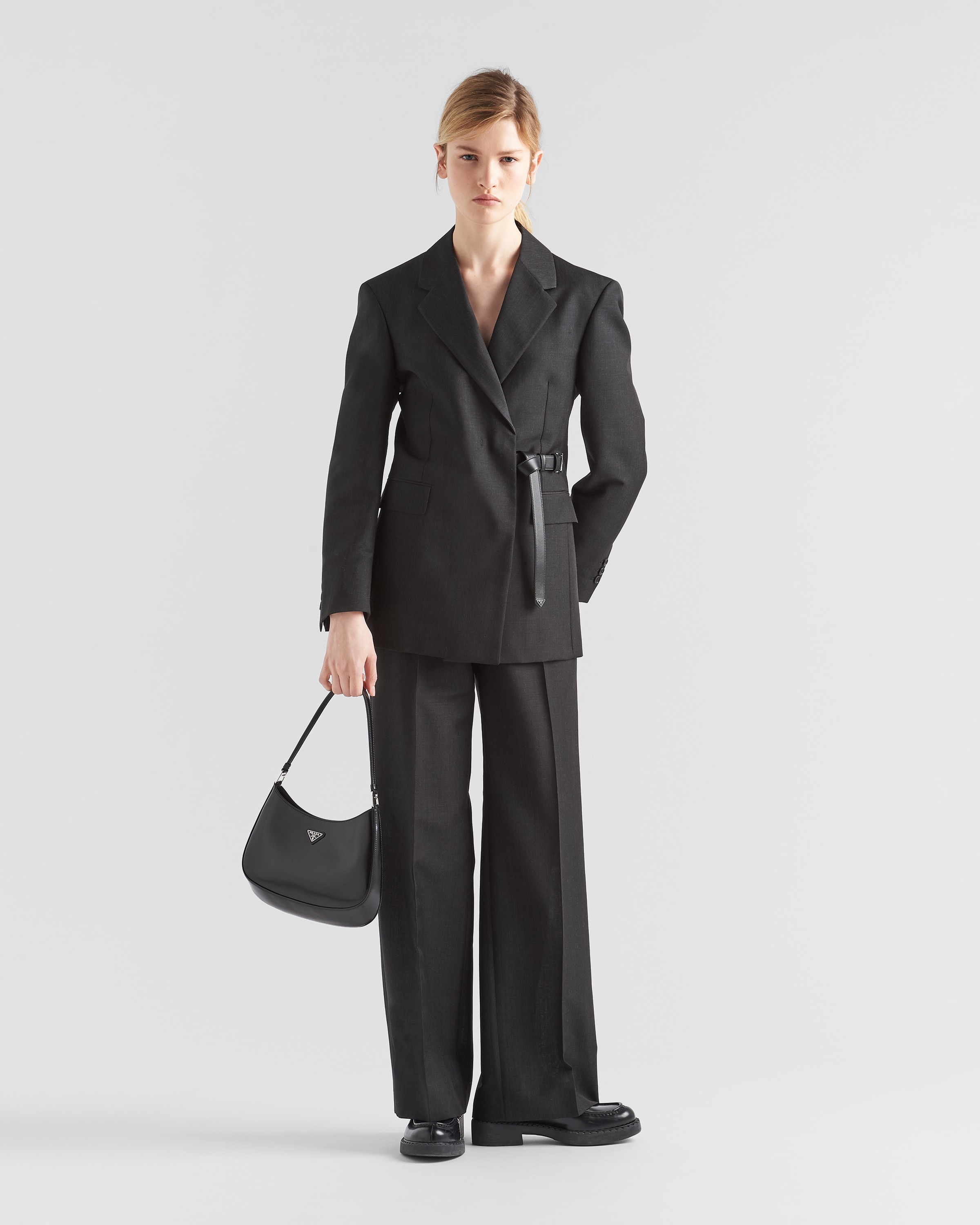 Prada Cleo brushed leather shoulder bag - 2