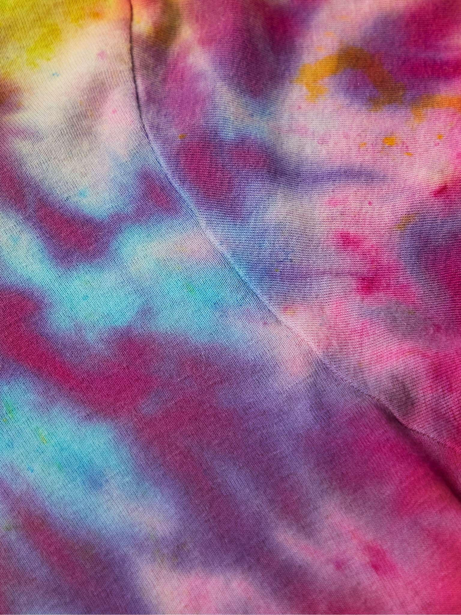 Paper Rainbow Tie-Dyed Cotton and Cashmere-Blend T-Shirt - 3