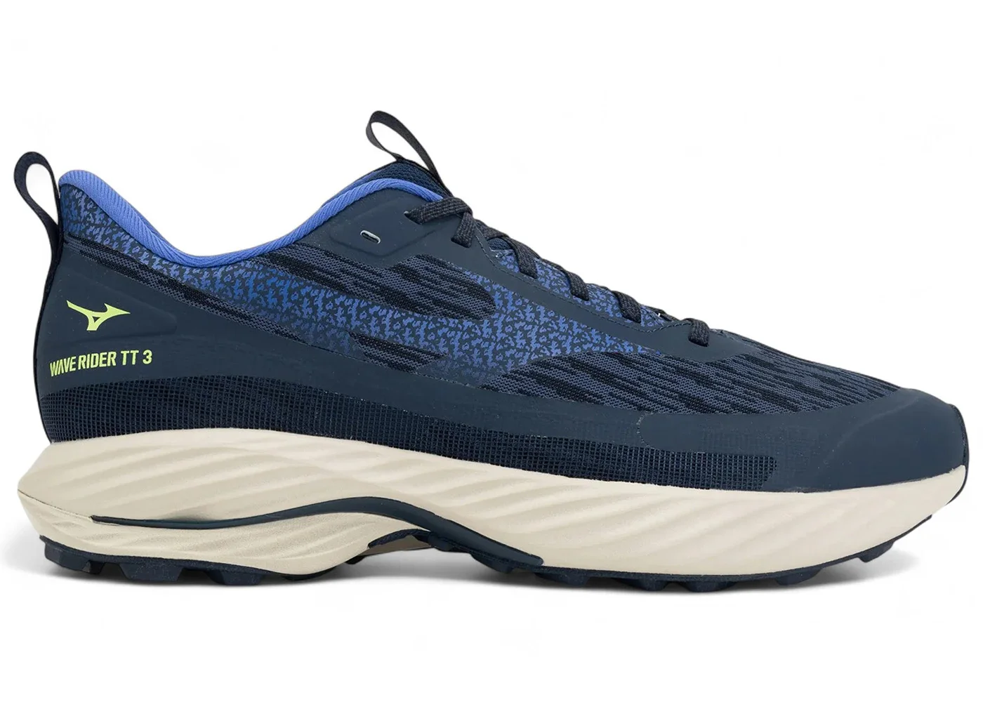 Mizuno Wave Rider TT 3 Dress Blues Dazzling Blue Lightning Yellow - 1
