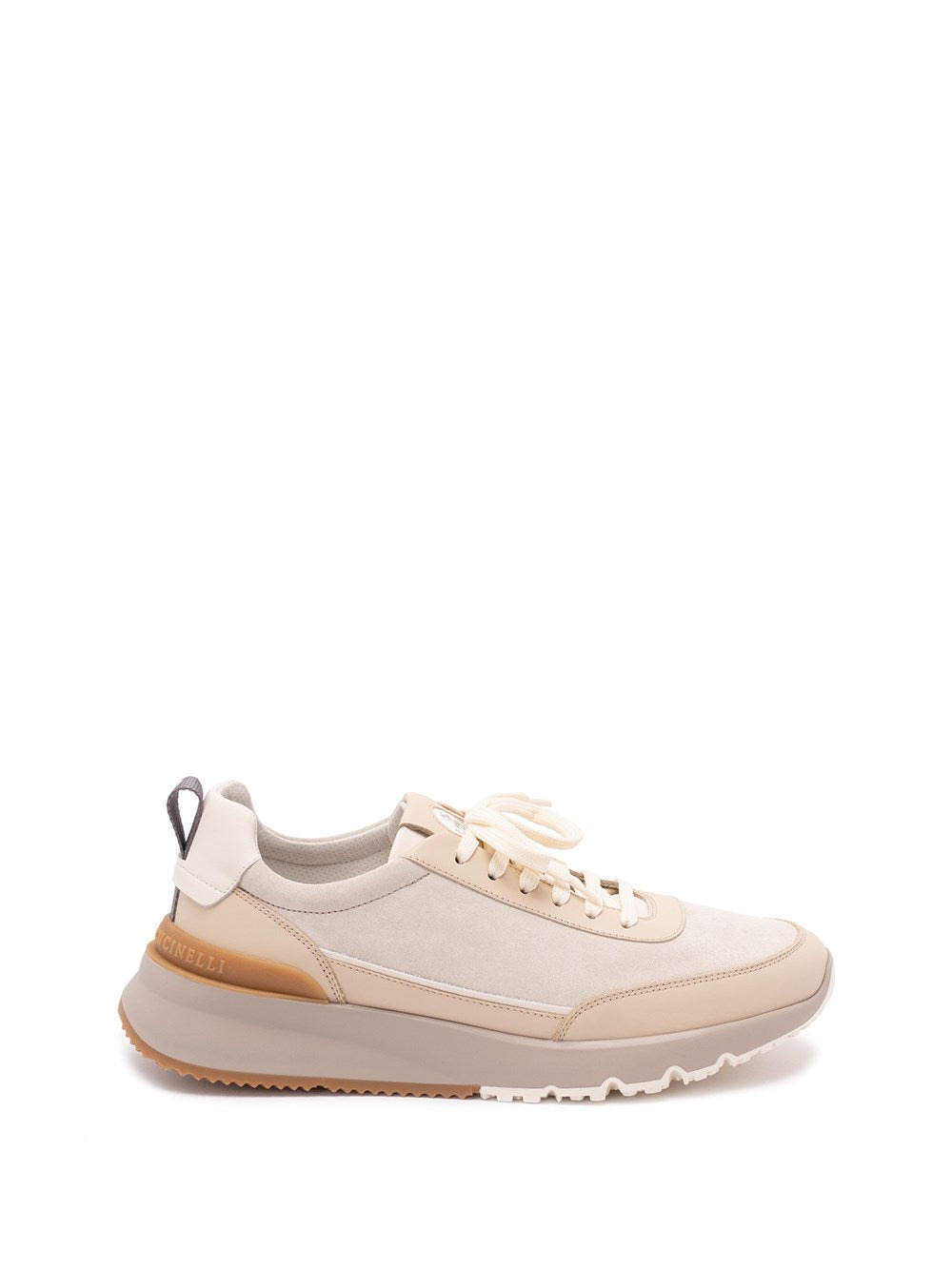 Brunello Cucinelli Men Suede And Calfskin Sneakers - 1