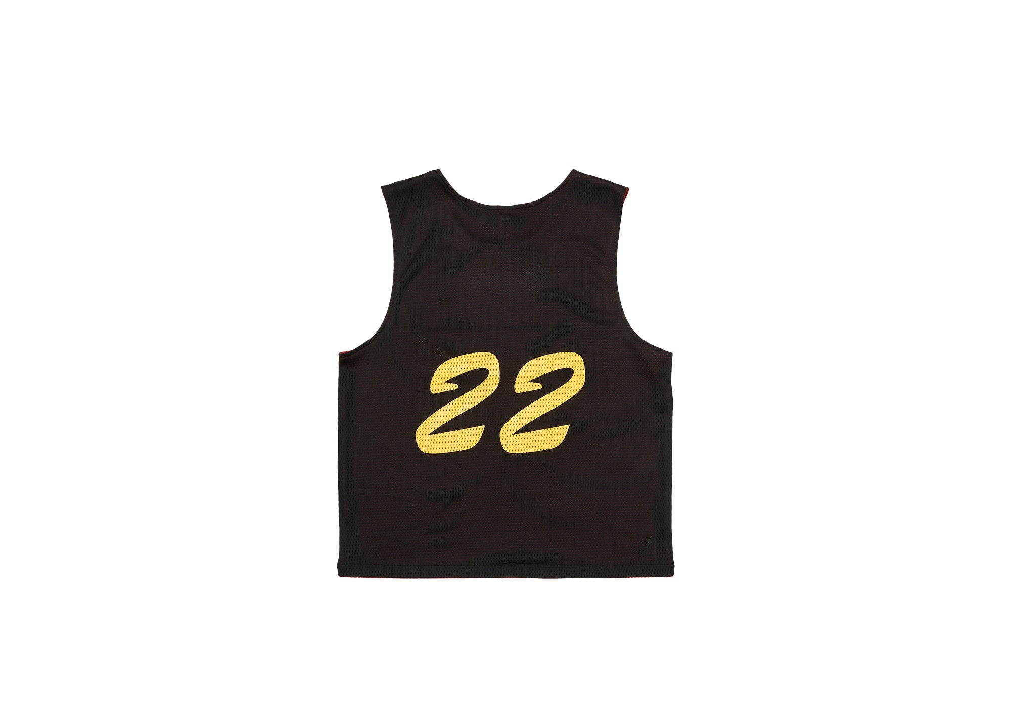 MESH PRACTICE VEST BLACK / RED - 2