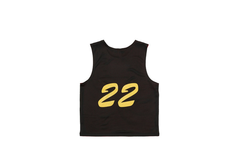 PALACE MESH PRACTICE VEST BLACK / RED outlook