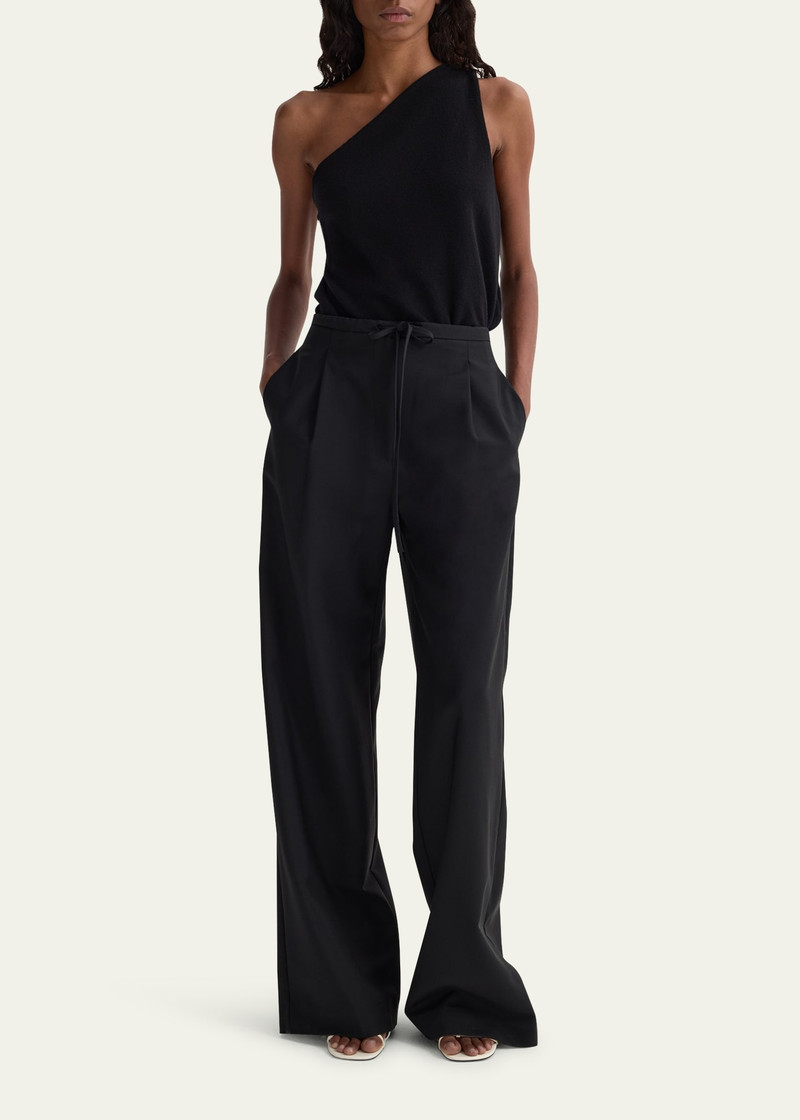 RÓHE Relaxed Wool Drawstring Trousers outlook