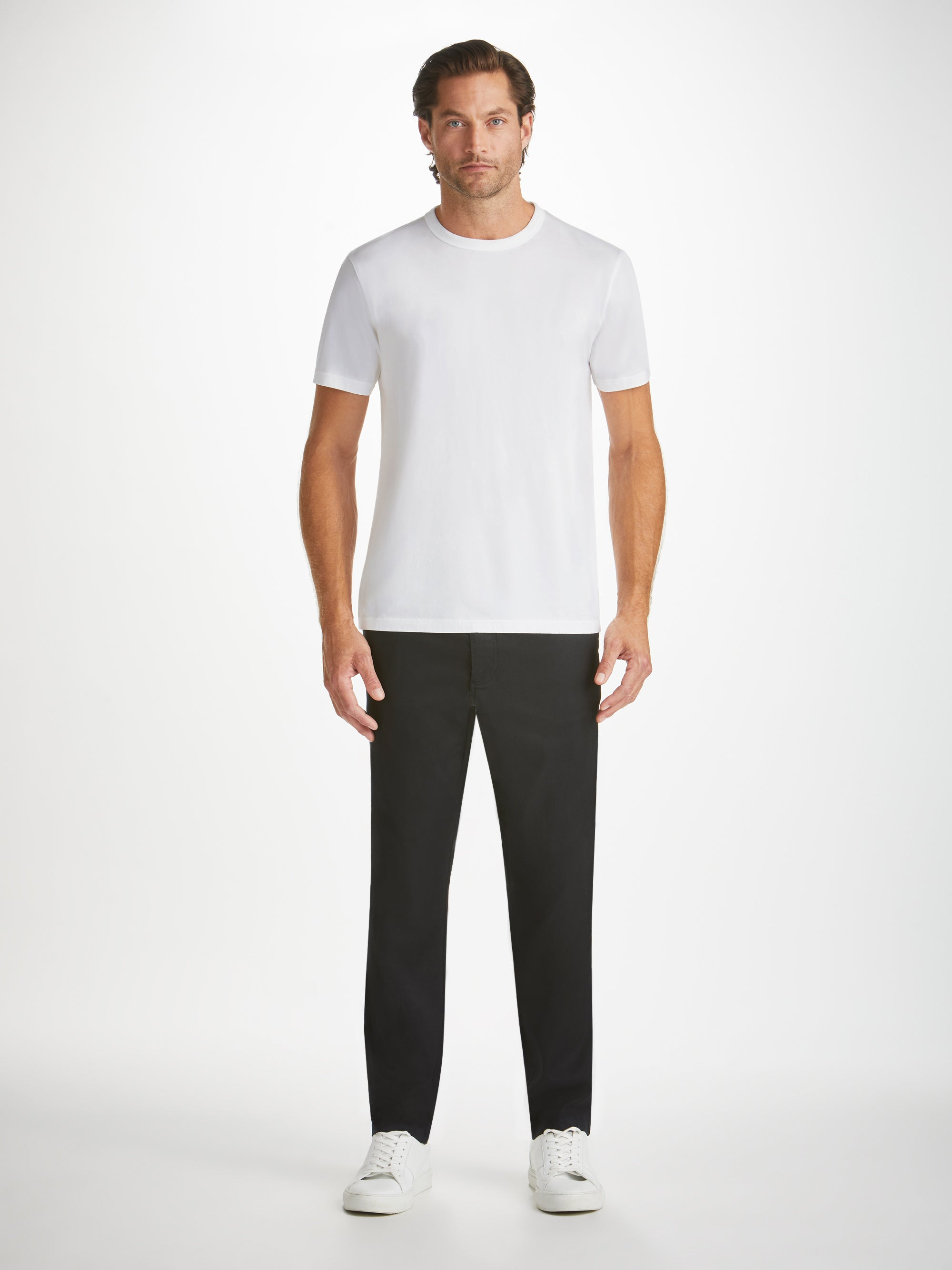 Men's T-Shirt Barny Pima Cotton White - 3