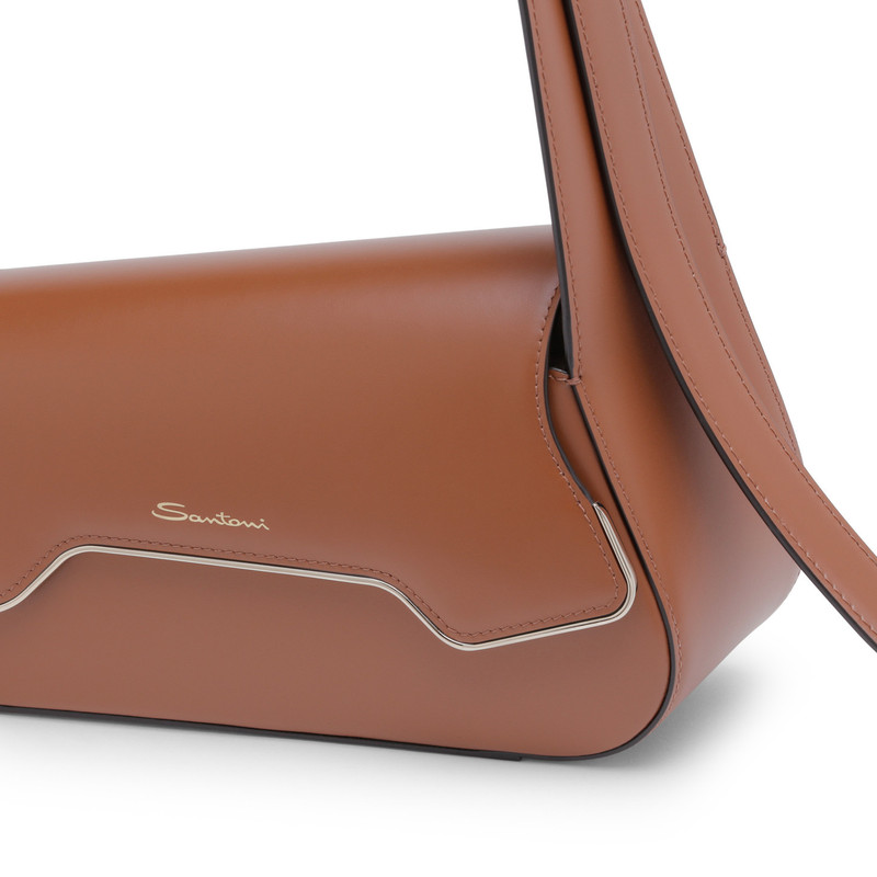 Brown leather ThePluto bag 6
