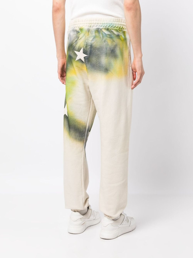 star-print cotton track pants 4
