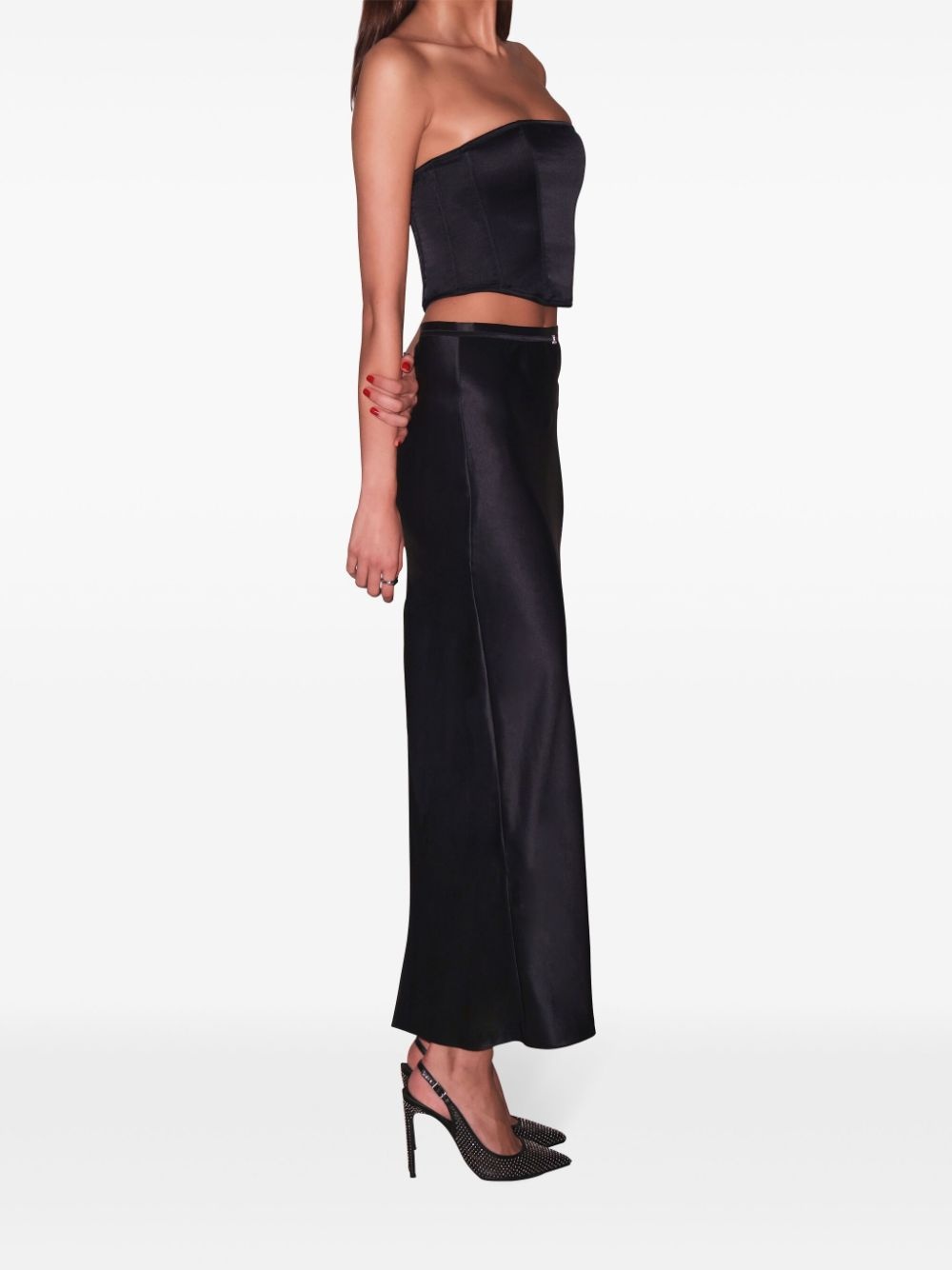 silk bias skirt - 3