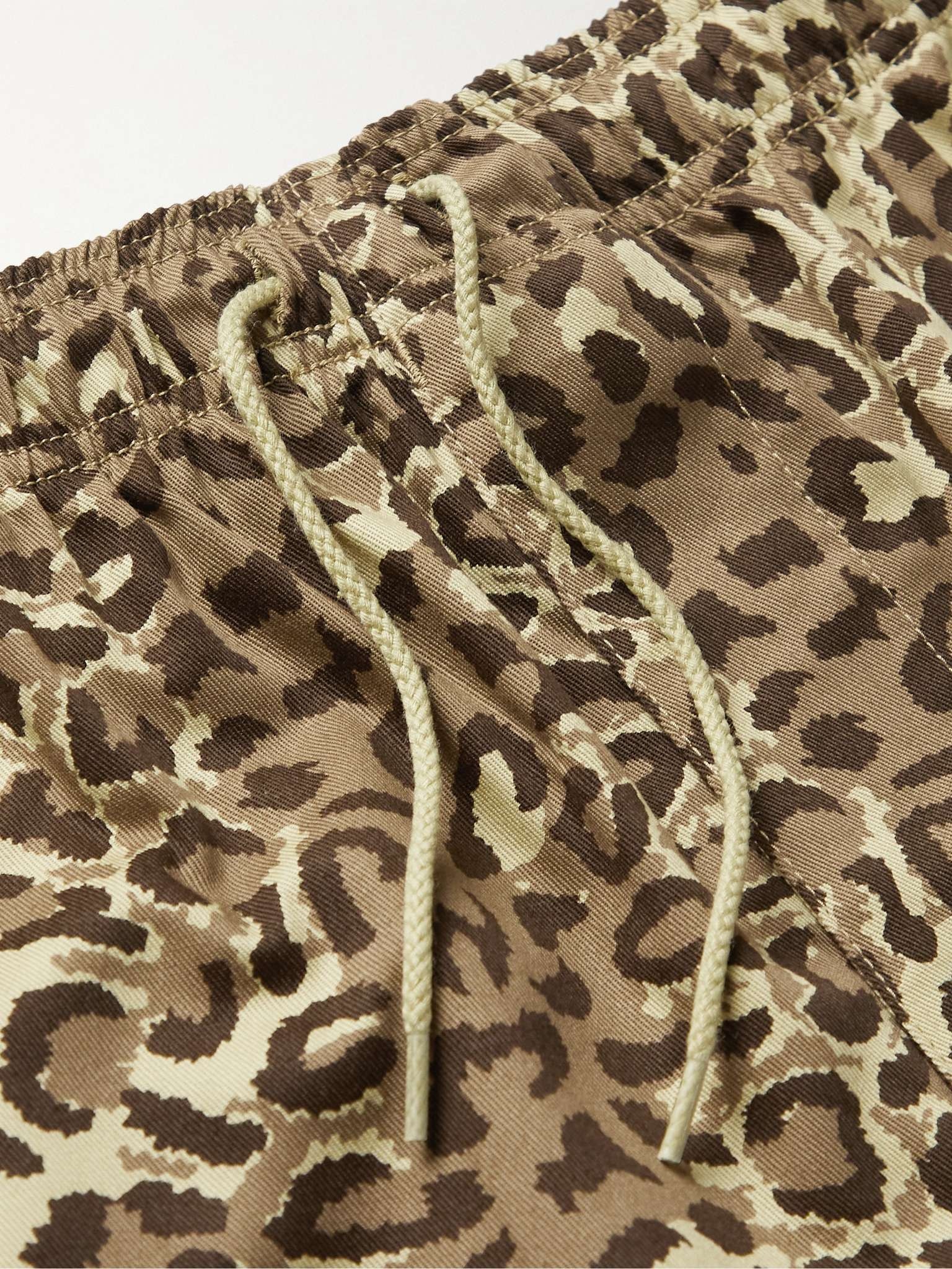 Seagull Leopard-Print Cotton-Twill Drawstring Trousers - 3