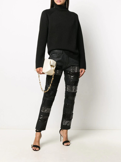 PHILIPP PLEIN customised boyfriend jeans outlook