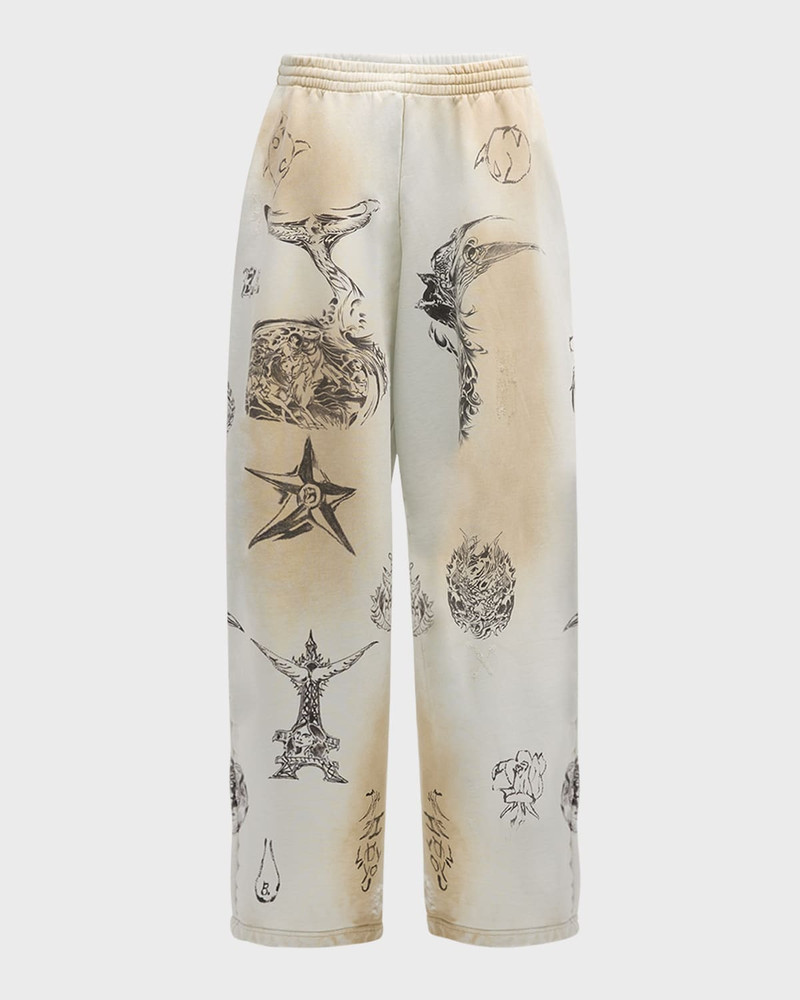 Men's Baggy Tat Sweatpants 1