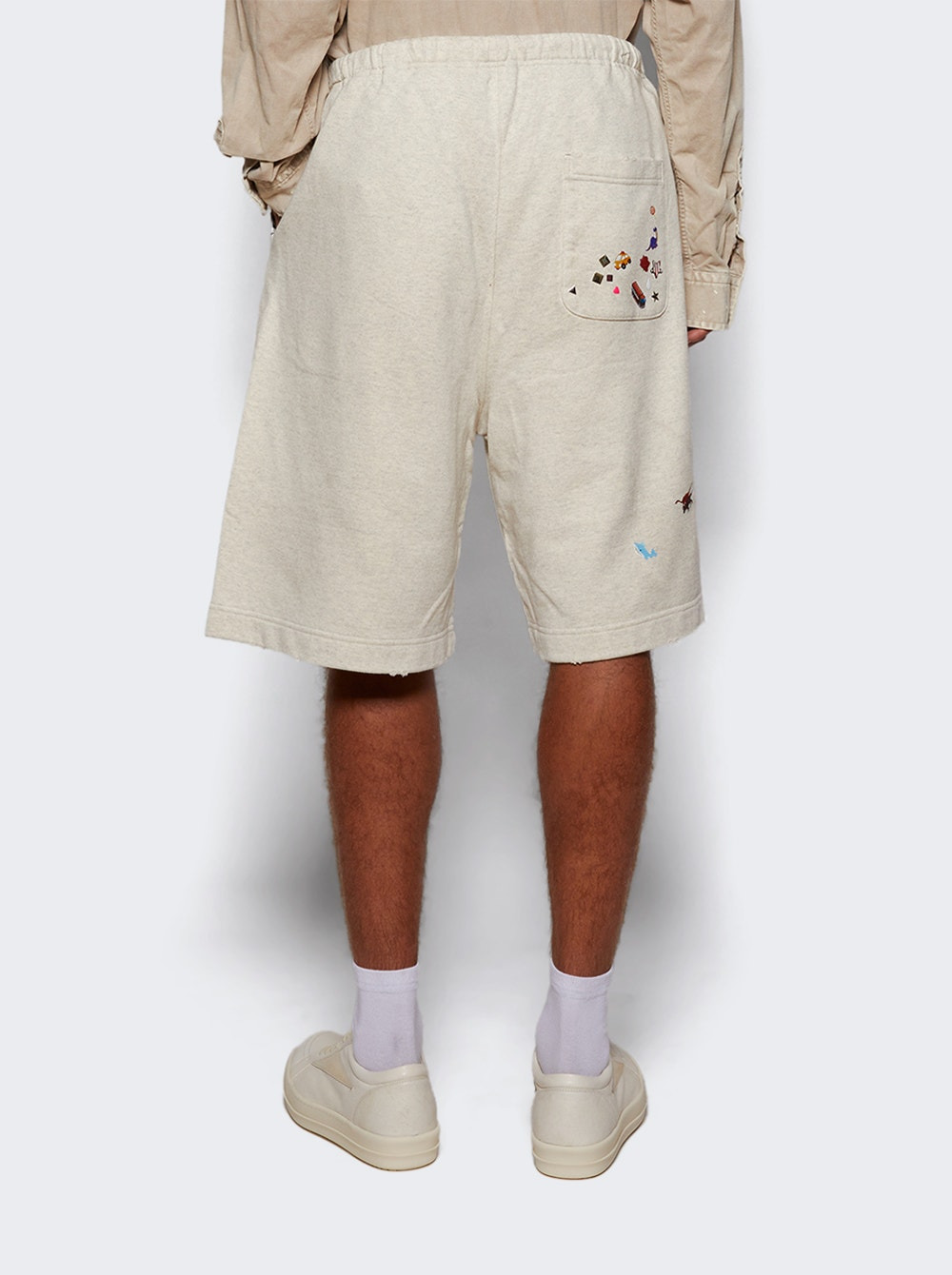 Sticker Shorts White - 4