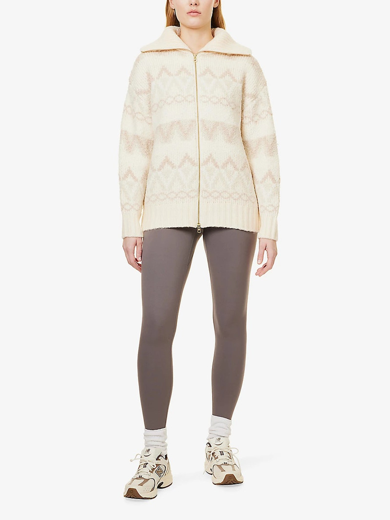 VARLEY Brook fairisle-pattern knit jacket outlook