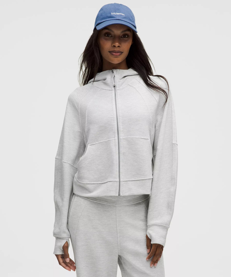Scuba Oversized Full-Zip Hoodie *Waffle 1