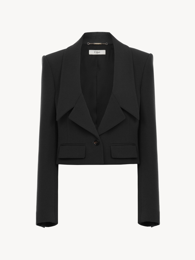 Chloé HERITAGE TAILORED JACKET IN WOOL GABARDINE outlook