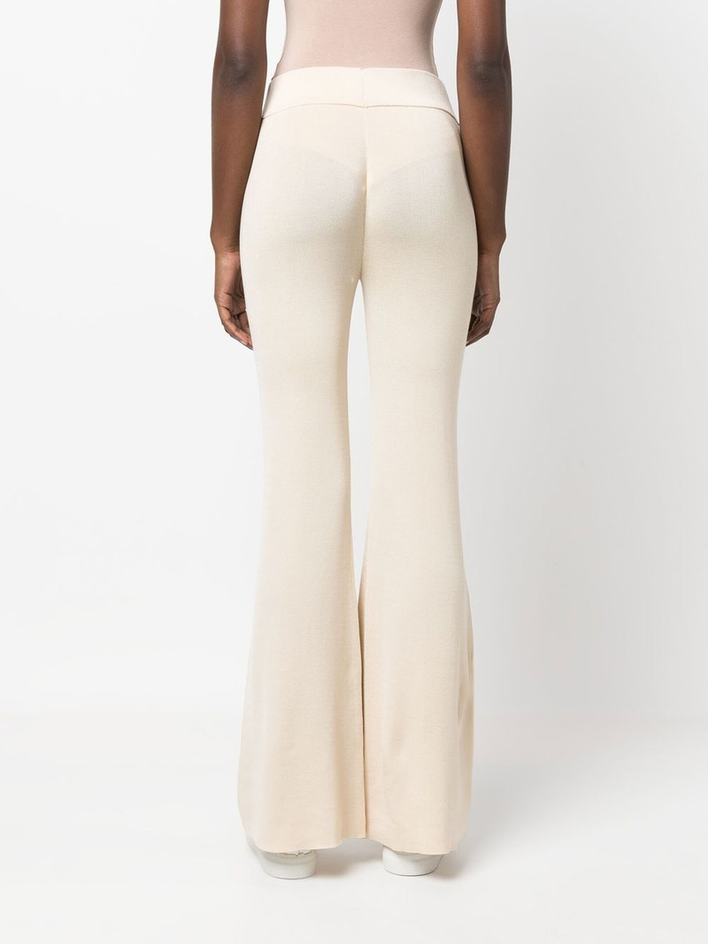 flared knitted pants 4