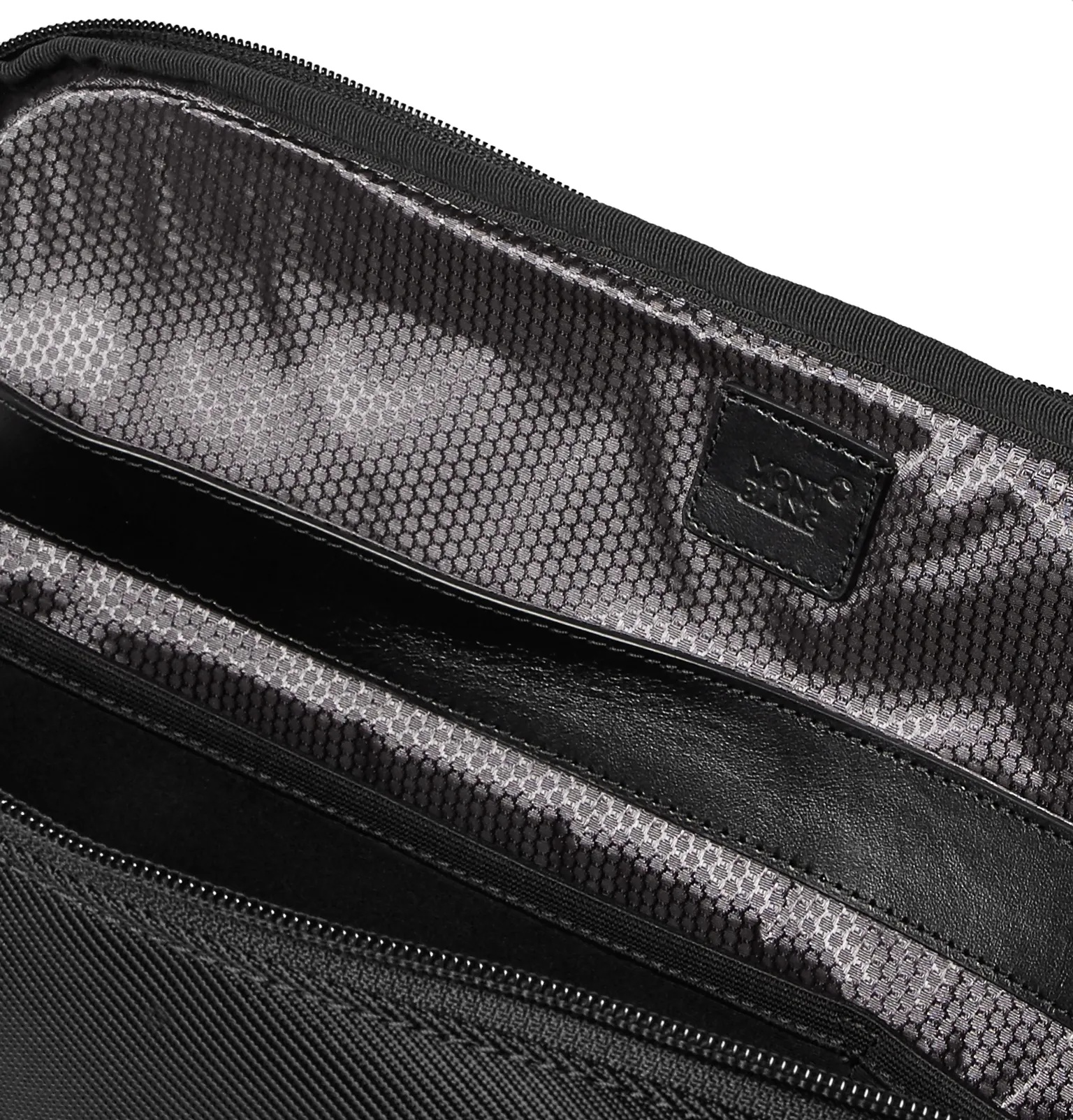 Nightflight Leather-Trimmed Nylon Briefcase - 3