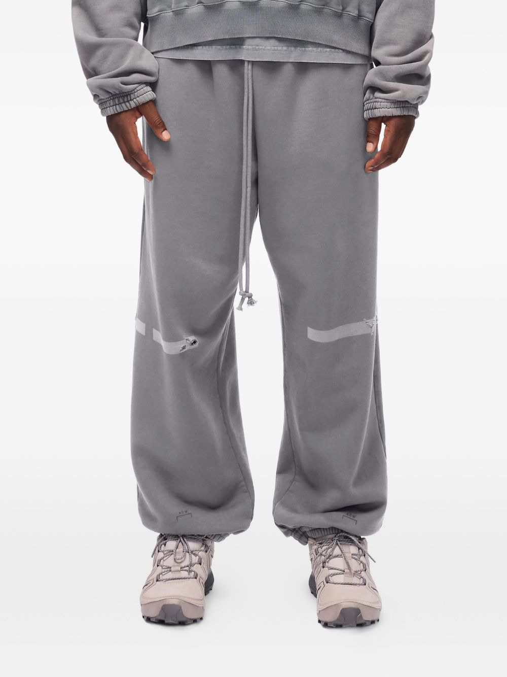 PANELLED DRAWSTRING TRACK PANTS - 3
