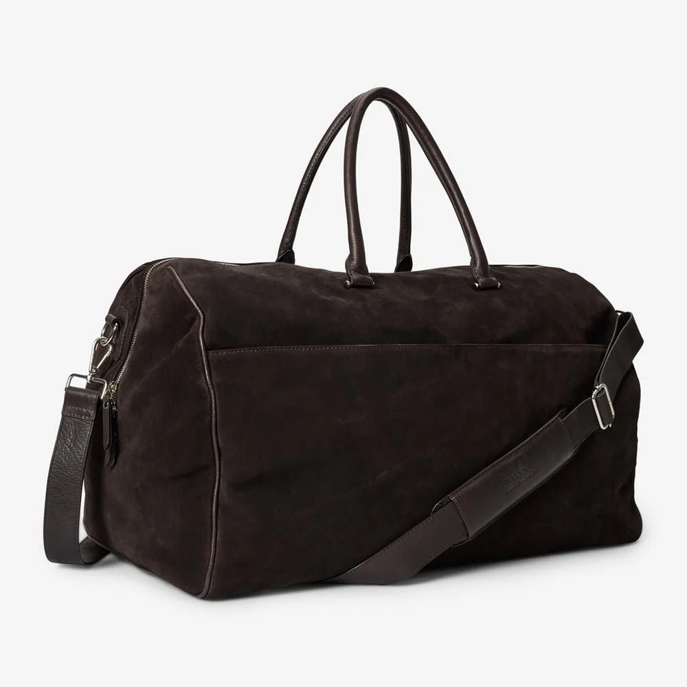 Suede and Leather Duffle - 1
