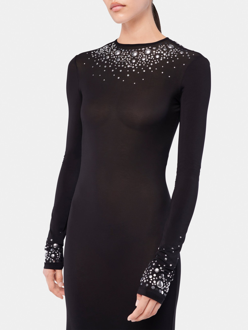 LONG SECOND-SKIN JERSEY DRESS 5