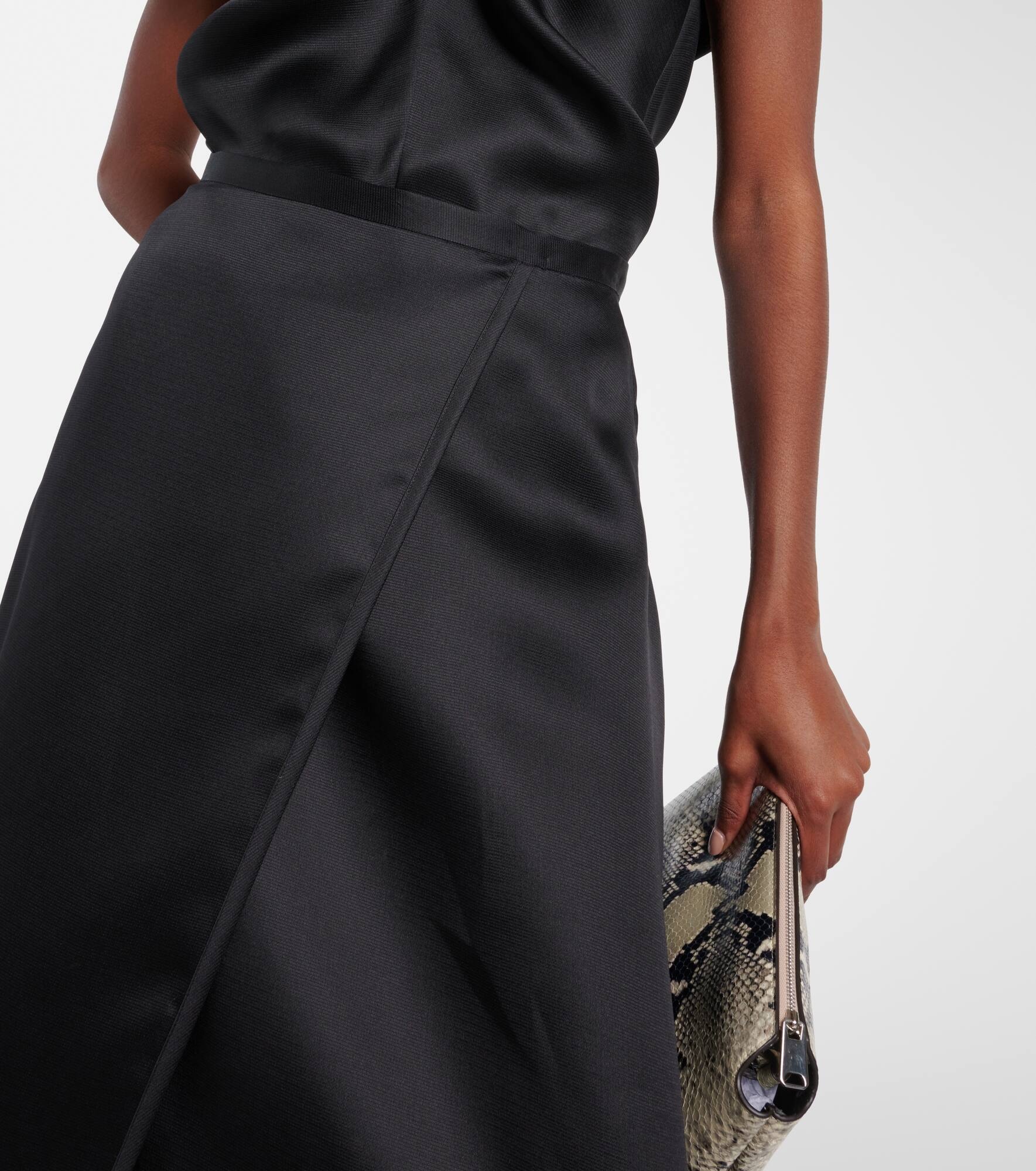 Mila silk maxi skirt - 4