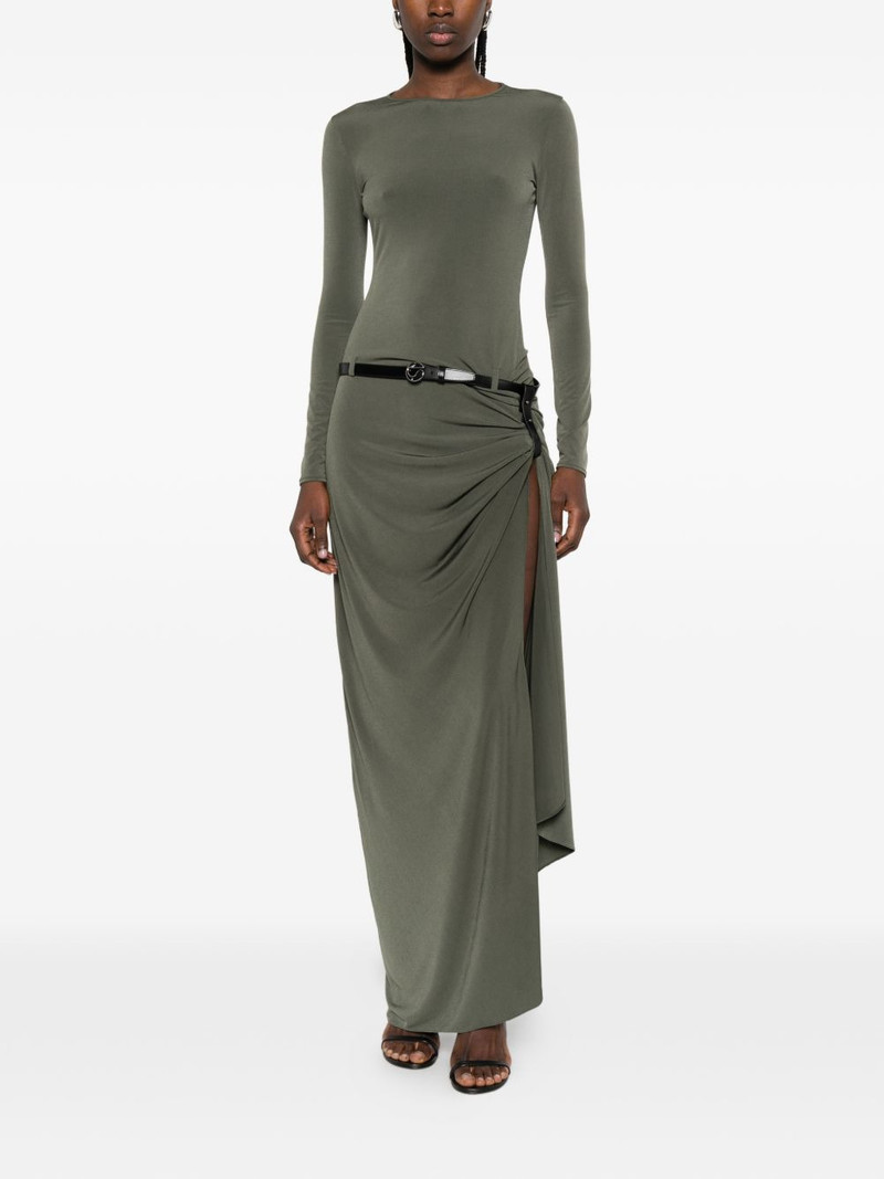 COPERNI long-sleeve draped maxi dress outlook