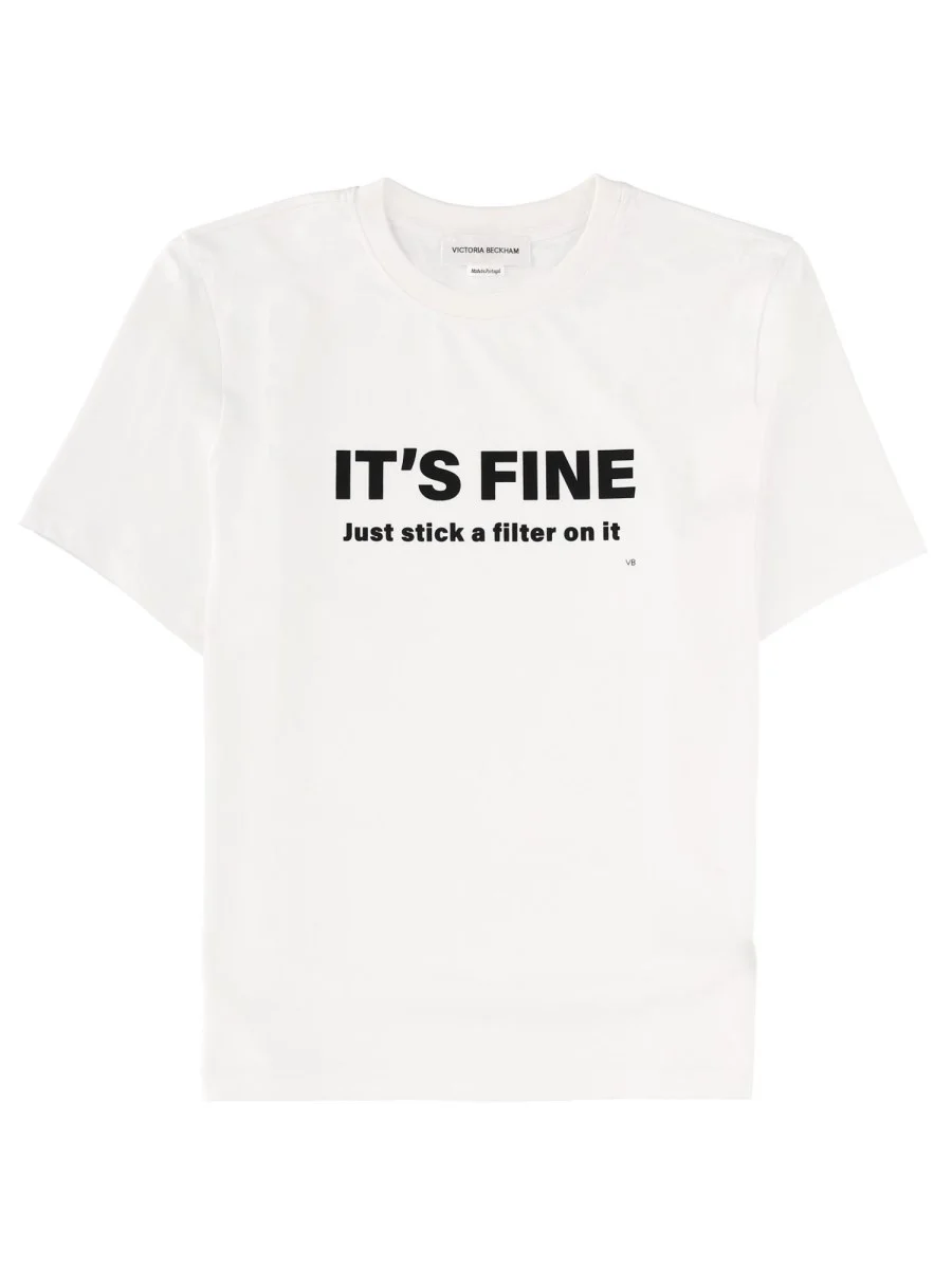 ITS FINE, JUST STICK A FILTER ON IT T-SHIRT IN COTTON - 1