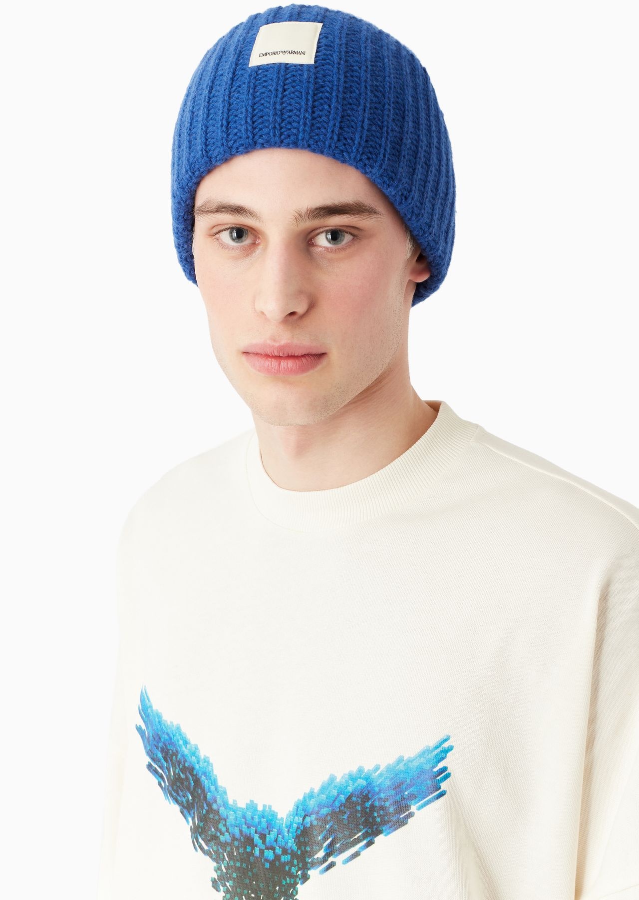 ASV Capsule fisherman’s-rib wool beanie - 3