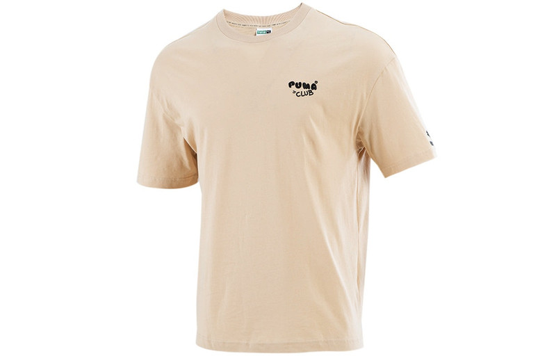 PUMA PUMA Club T-Shirt 'Beige' 533104-20 outlook