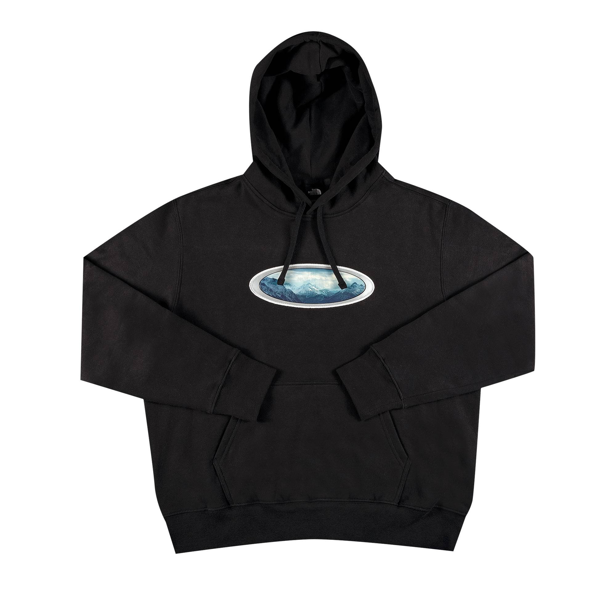 Supreme x The North Face Lenticular Mountains Hooded Sweatshirt 'Black' - 1