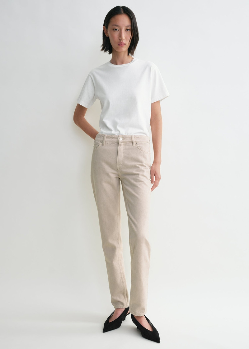 Totême Low taper denim smoke outlook