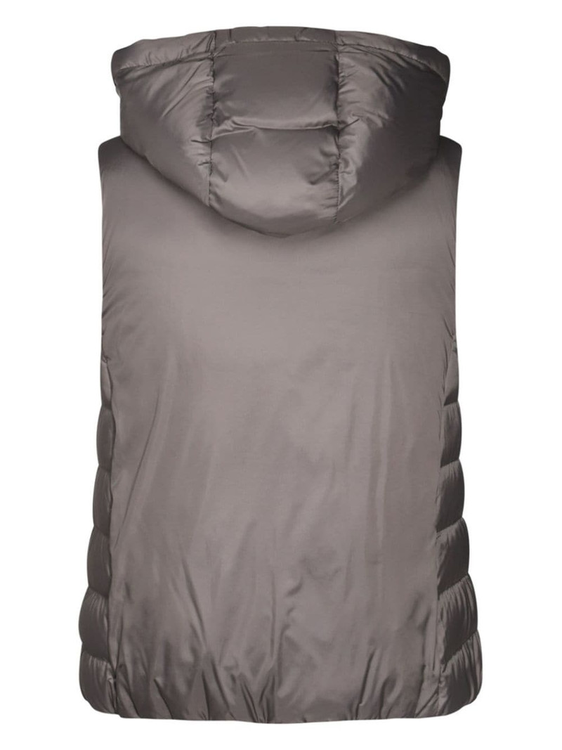 Brunello Cucinelli drawstring padded gilet outlook