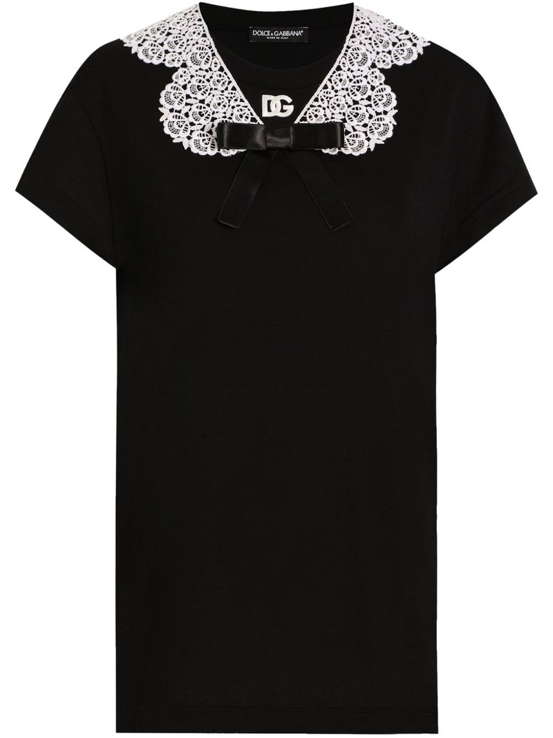 lace-trim blouse 1
