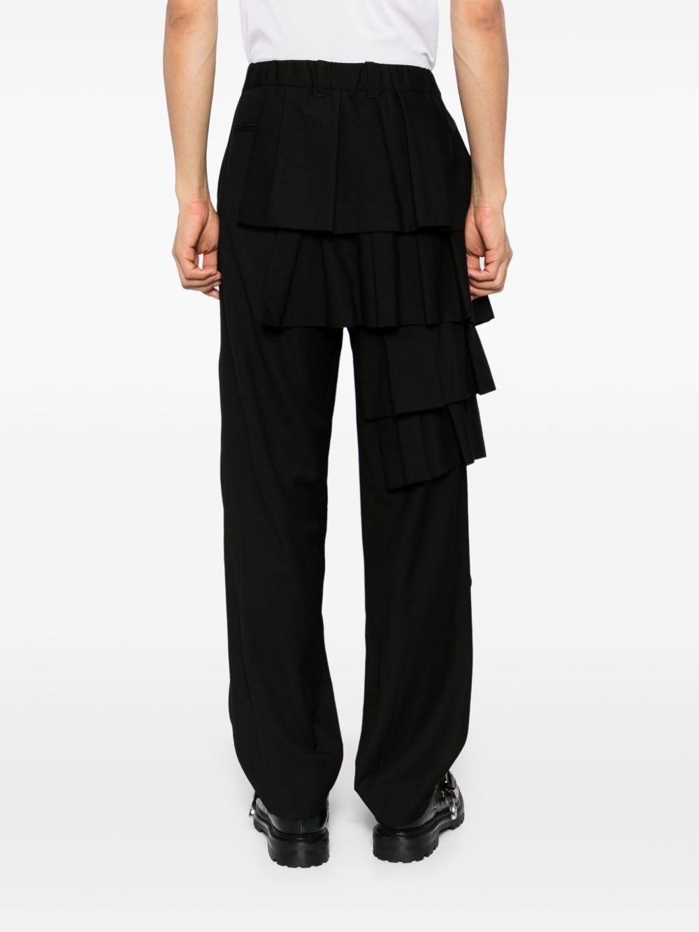 ruffle easy trousers - 4