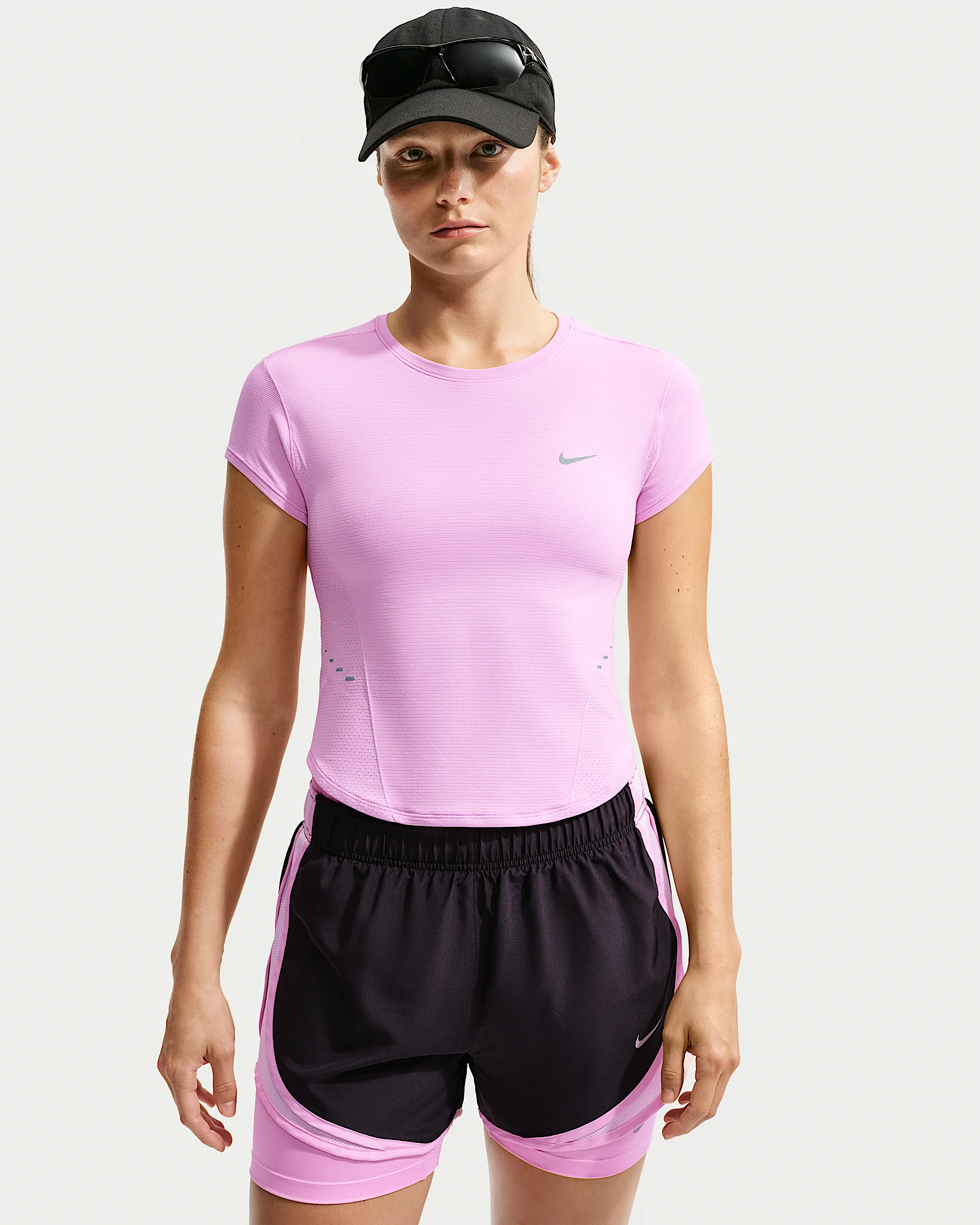 Nike Swift Women's Dri-FIT Seamless Cropped Short-Sleeve Running Top - 1
