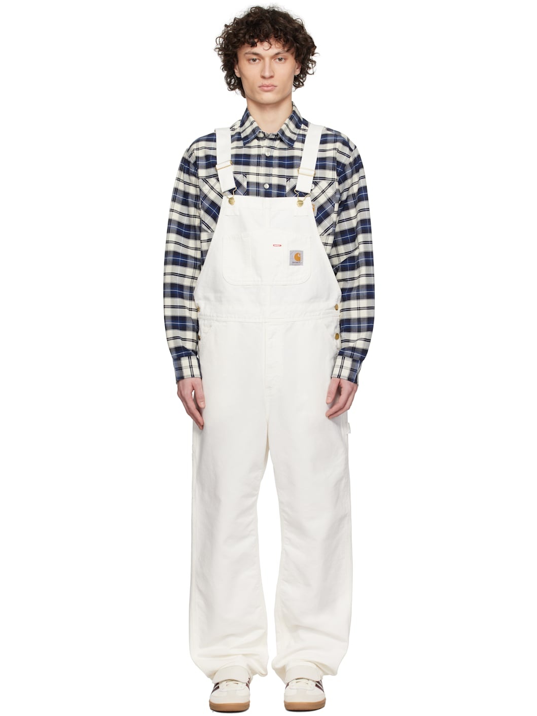 White Bib Overalls - 1