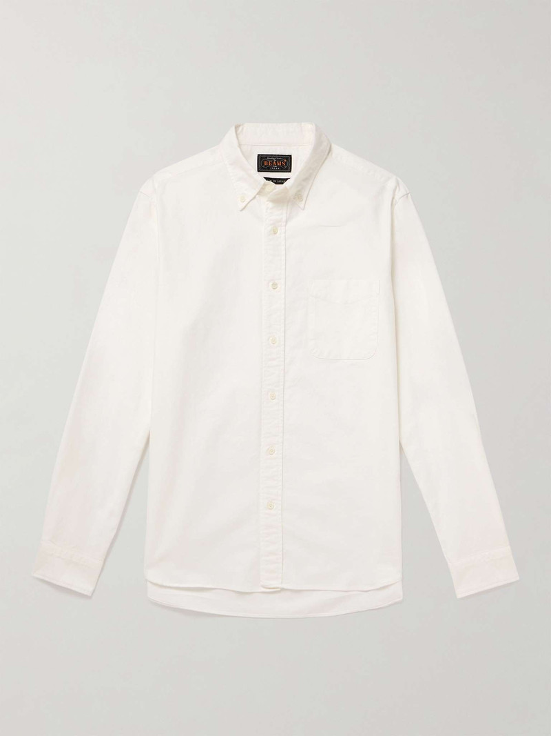 Button-Down Cotton Oxford Shirt - 1