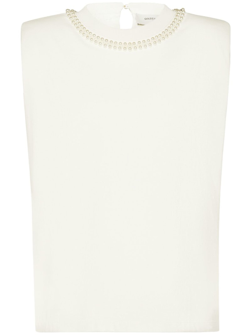 Journey sleeveless cotton top - 1