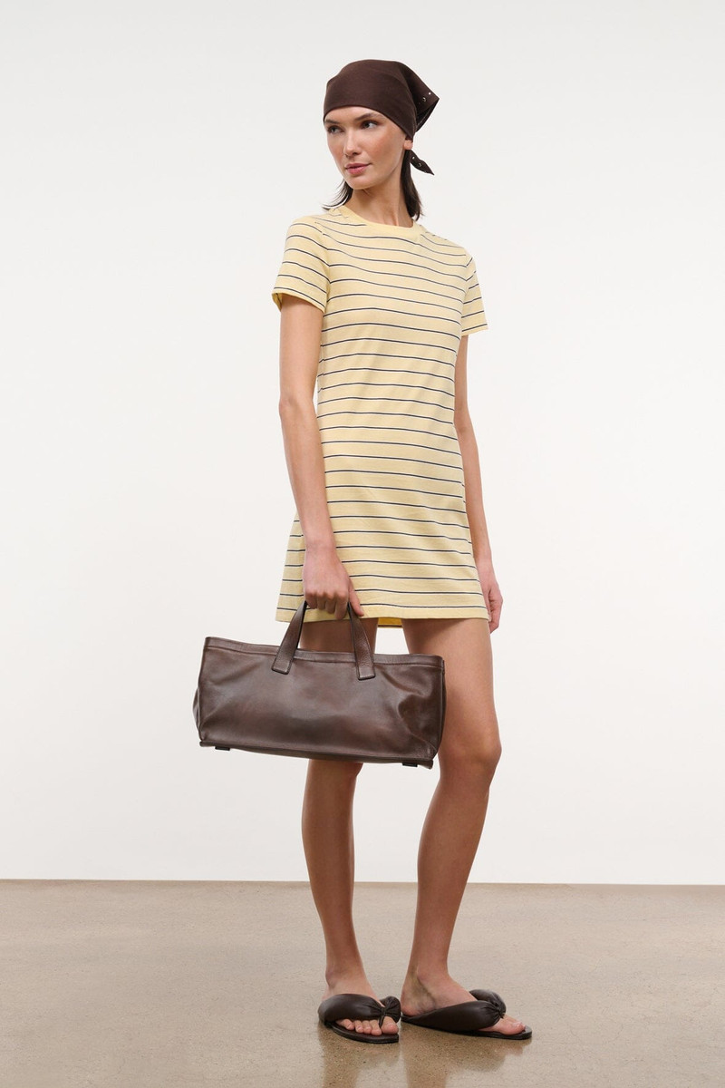 STAUD WADE DRESS MONDAY STRIPE 1