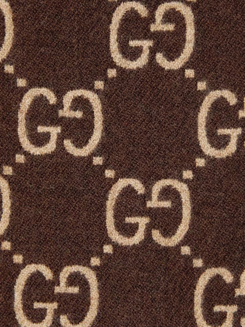 monogram-pattern cape - 2