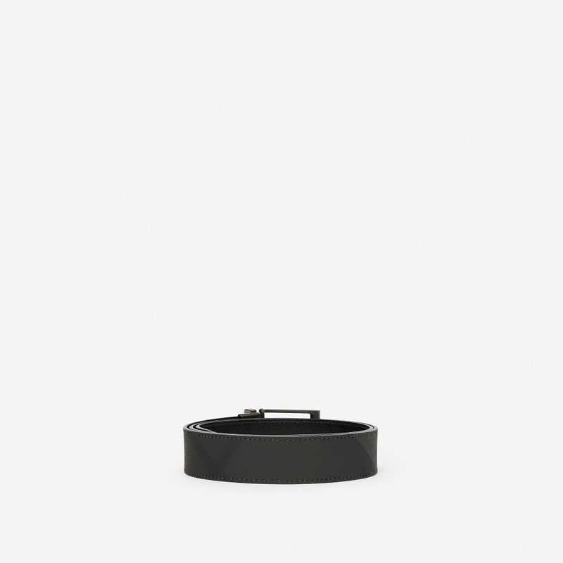 Burberry Reversible Charcoal Check and Leather Belt outlook