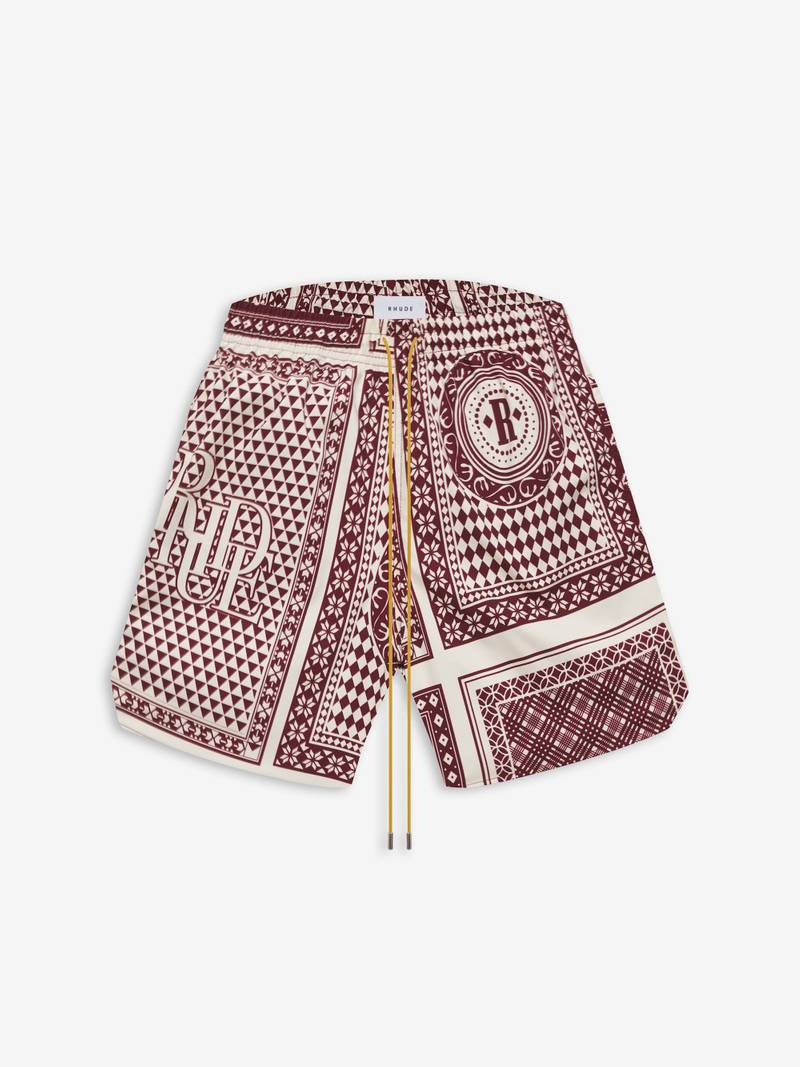 CARD PRINT SWIM SHORT 1