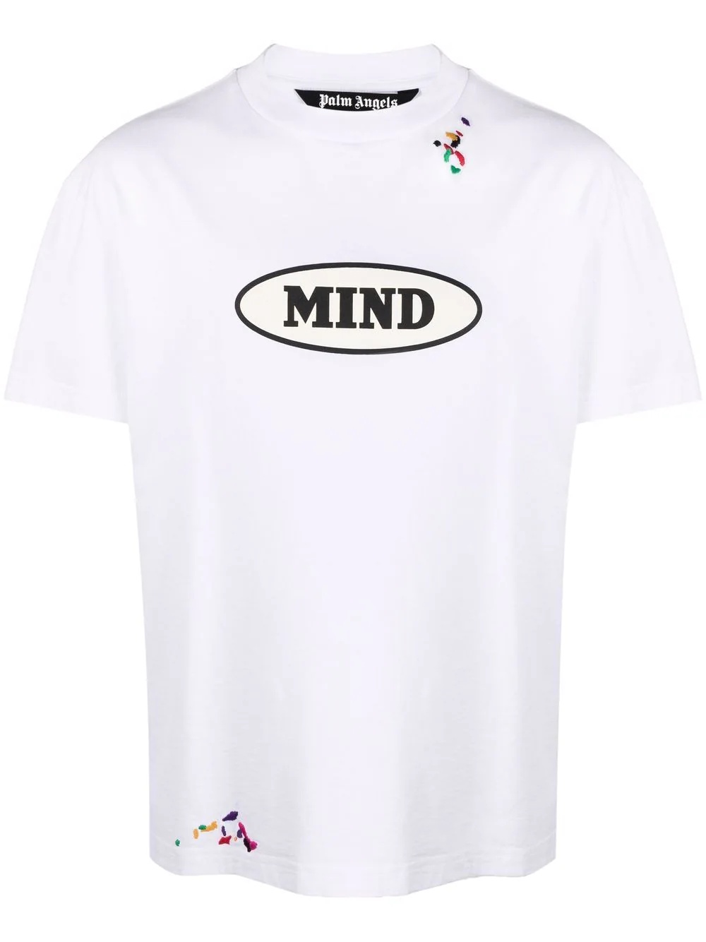 x Missoni MIND logo print embroidered T-shirt - 1