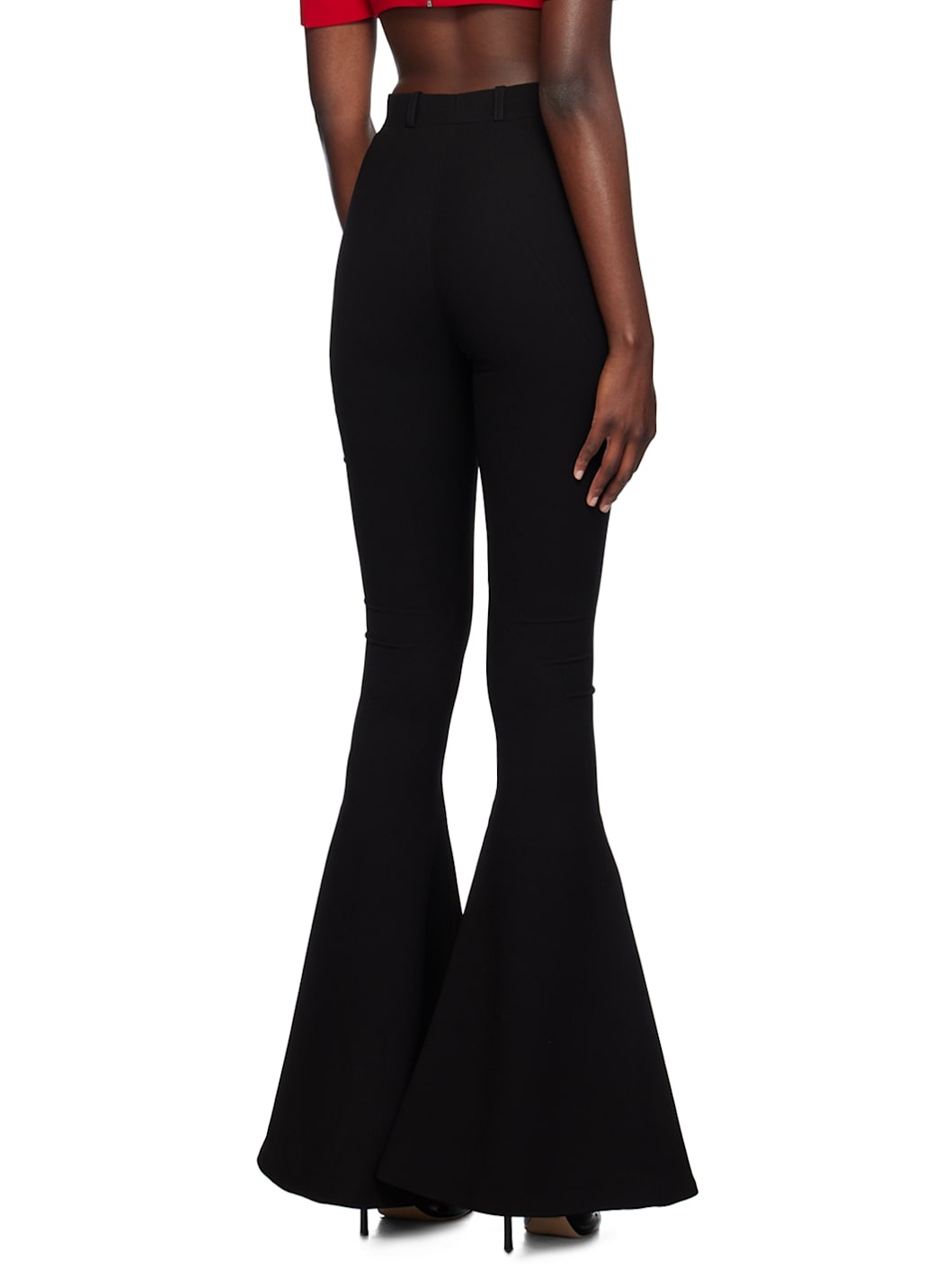 Black Ava Spiral Trousers - 3