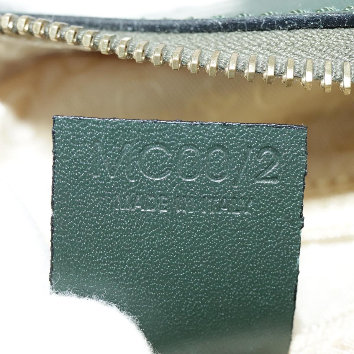 CELINE C Macadam Canvas Hand Bag Gray Gold - 12
