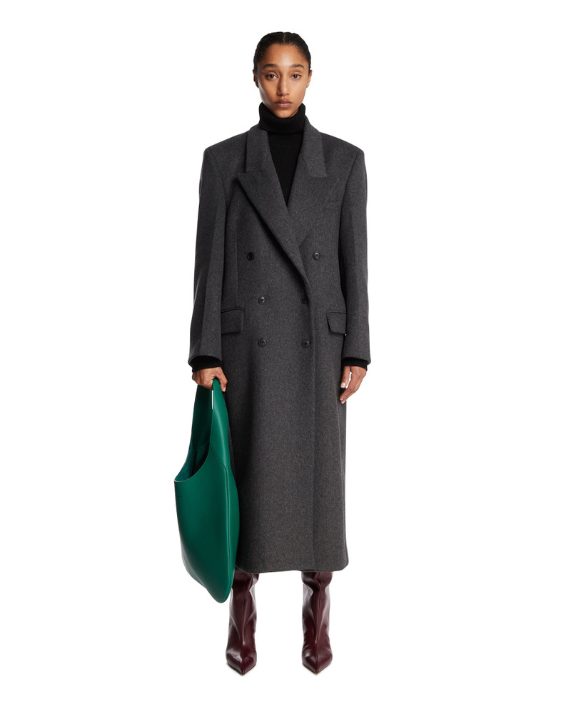 RÓHE Gray Hourglass Coat outlook