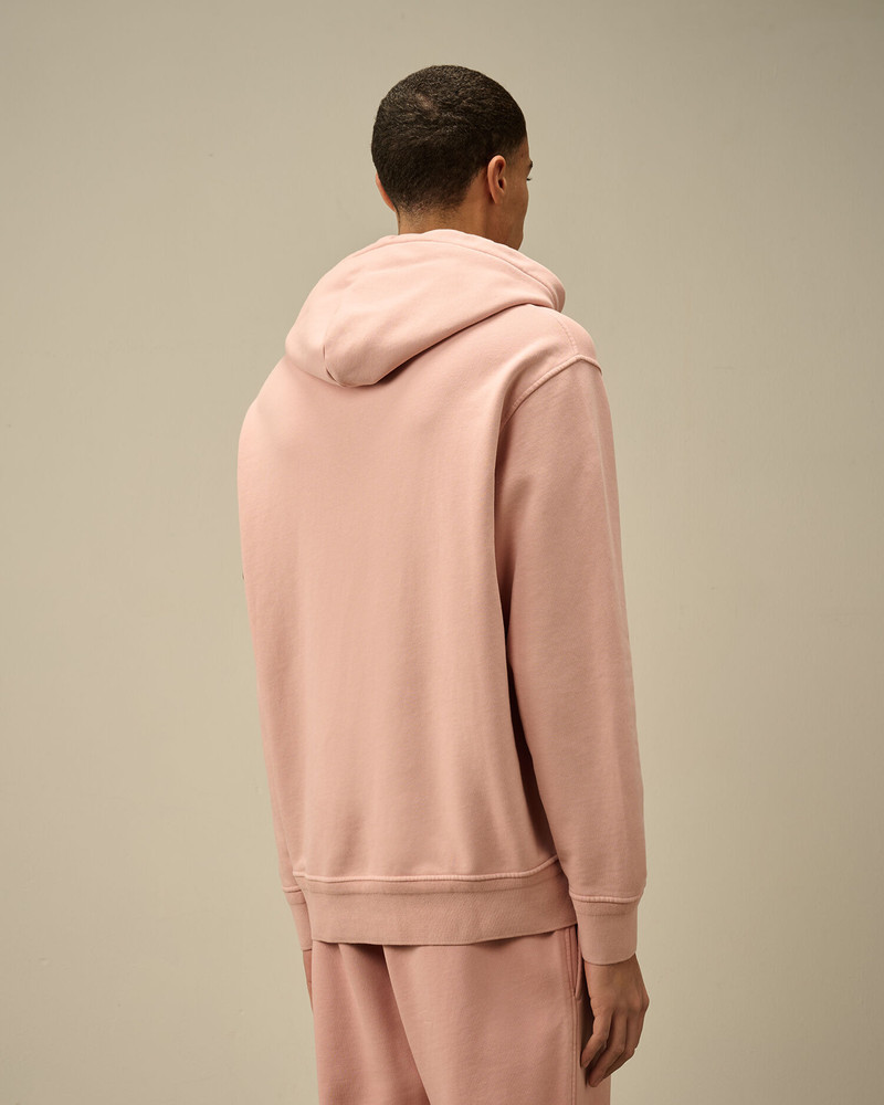 코튼 대각선 Fleece 저항 염색된 까마귀 렌즈 스웨터 4