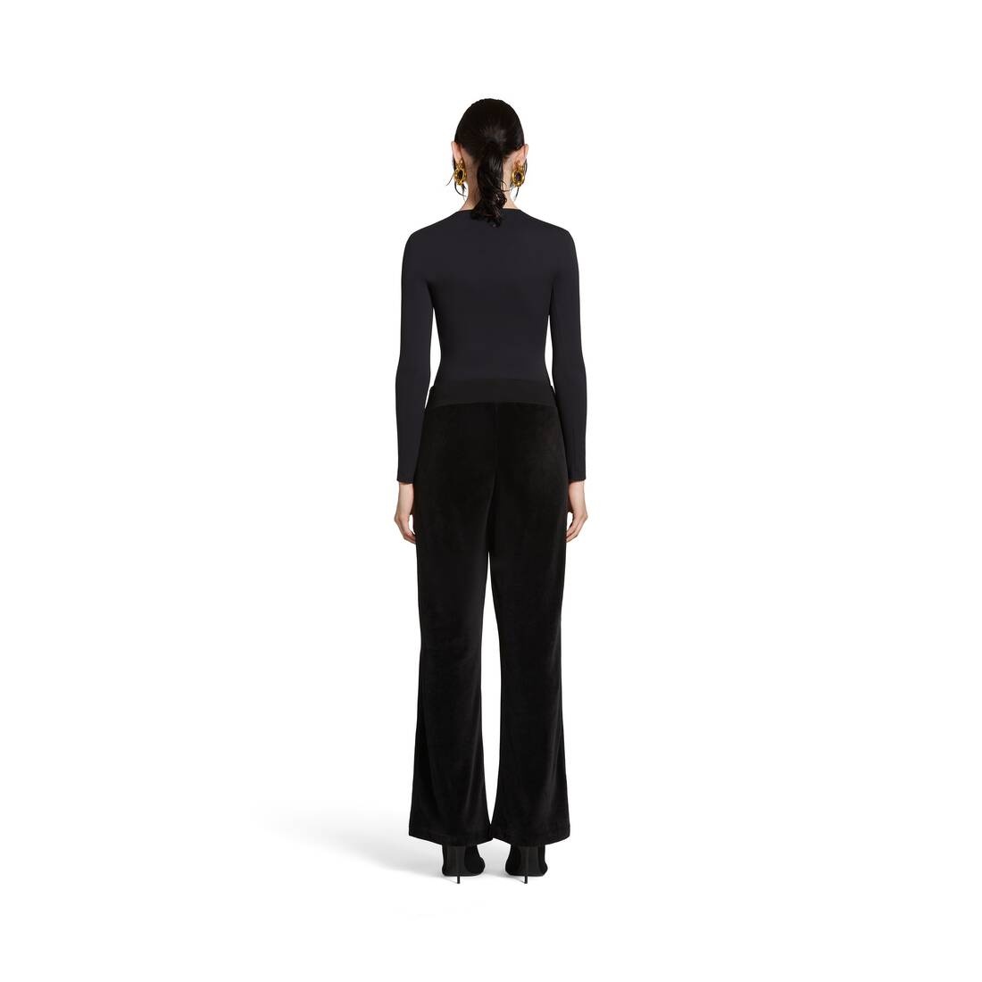 Low-waist Joggers in Black - 4