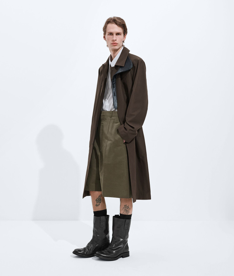 Bottega Veneta Silk and Nylon Trench Coat outlook